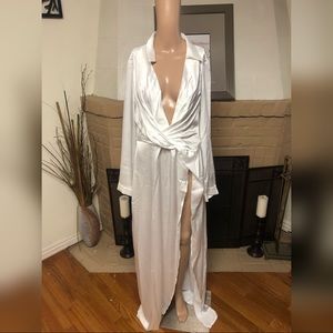 Elegant Satin Maxi Dress